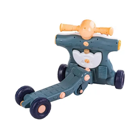 Chodzik Edukacyjny 3w1 Pchacz  Hulajnoga Jeździk Niebieski Przecena 1-1651247