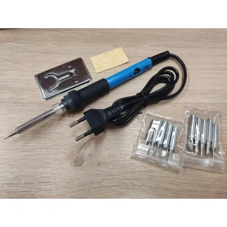 Precyzyjna Lutownica Kolbowa, Elektryczna 60W ZESTAW Przecena 1