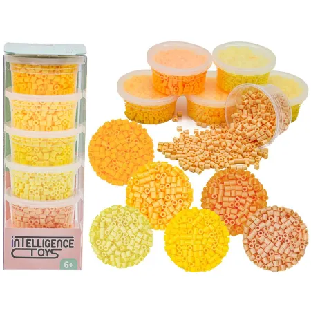 Koraliki Do Prasowania 3000szt, Prasowanki, Do Prasowanek, 6 Kolorów, Zapas - SŁONECZNE ODCIENIE ŻÓŁTEGO Przecena 1