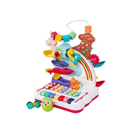 Wielofunkcyjna, Edukacyjna Zabawka Dla Dzieci, Cymbałki, Zjeżdżalnia, Pałąk, Magnetyczny Dzięcioł Interaktywna Przecena 1