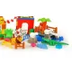 Edukacyjne Klocki - Duże ZOO - Ponad 110 Elementów Zestaw 1-1651015
