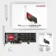 Adapter Axagon PCEM2-ND PCIe 2x NVME M.2-1679055