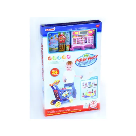 Wózek Koszyk Na Zakupy Z Produktami I Kalkulatorem-1742610