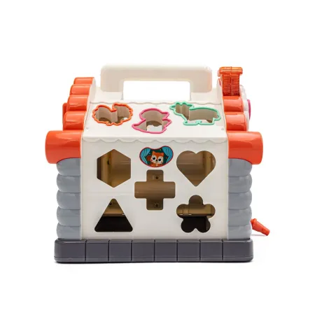 Edukacyjny Domek - Pianinko, Sorter, Liczydło, Melodie-1742614