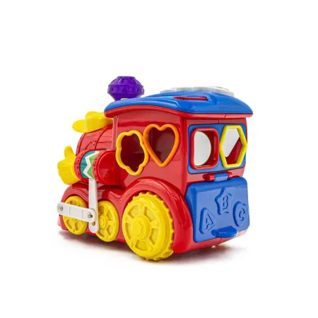 Kolorowa Lokomotywa, Ciuchcia Sorter Klocki Dźwięk Hola-1742623