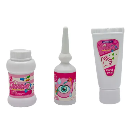 Wózek Lekarski Dla Dziewczynki Z Akcesoriami, Zestaw Doktora Różowy-1742633