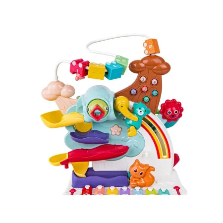 Wielofunkcyjna, Edukacyjna Zabawka Dla Dzieci, Cymbałki, Zjeżdżalnia, Pałąk, Magnetyczny Dzięcioł Interaktywna-17