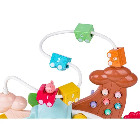 Wielofunkcyjna, Edukacyjna Zabawka Dla Dzieci, Cymbałki, Zjeżdżalnia, Pałąk, Magnetyczny Dzięcioł Interaktywna-17