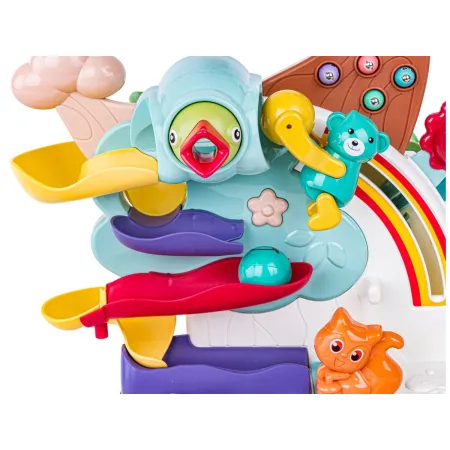 Wielofunkcyjna, Edukacyjna Zabawka Dla Dzieci, Cymbałki, Zjeżdżalnia, Pałąk, Magnetyczny Dzięcioł Interaktywna-17