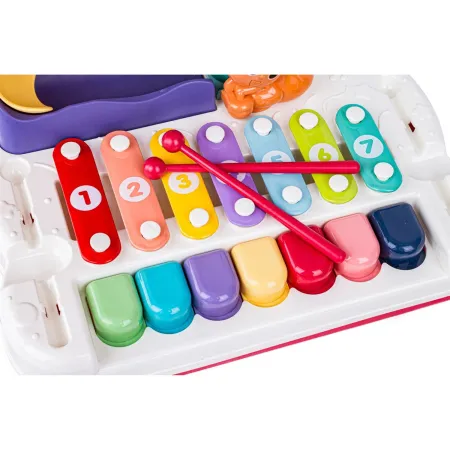 Wielofunkcyjna, Edukacyjna Zabawka Dla Dzieci, Cymbałki, Zjeżdżalnia, Pałąk, Magnetyczny Dzięcioł Interaktywna-17