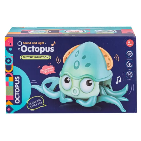 Uciekająca Pełzająca Ośmiornica, Interaktywna Zabawka, Świeci, Gra melodie Robot POMARAŃCZOWA Przecena 1-1742689