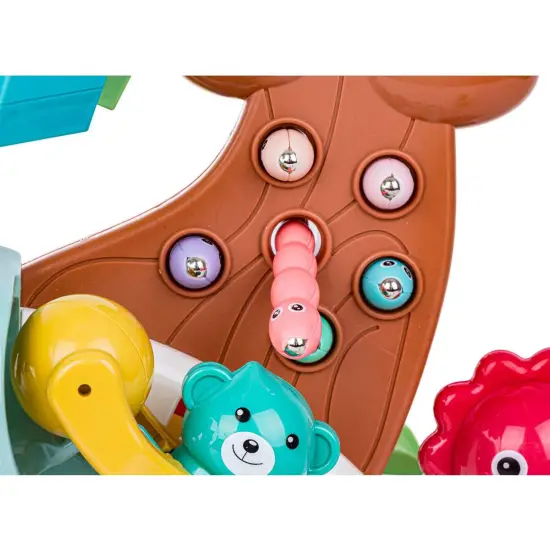 Wielofunkcyjna, Edukacyjna Zabawka Dla Dzieci, Cymbałki, Zjeżdżalnia, Pałąk, Magnetyczny Dzięcioł Interaktywna-17