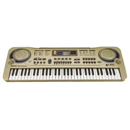 Keyboard MQ-811 Organki, 61 Klawiszy, Zasilacz, Mikrofon, USB Przecena 2-1865976