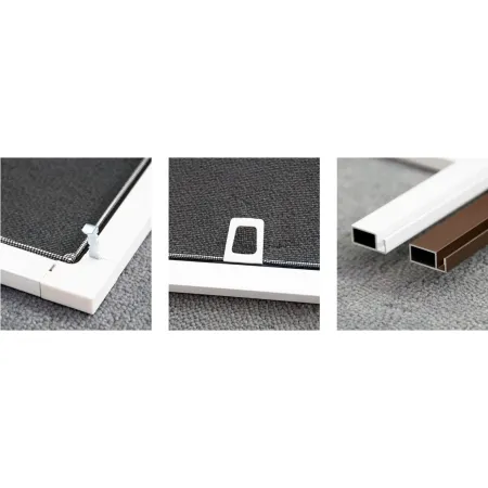 Moskitiera Okienna Brązowa 0,8 X 1,0m Moskitiery Siatka Na Komary-1866023