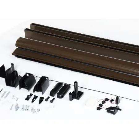 Moskitiera Okienna W Rolecie Na Okno Brązowa 1,3 X 1,6m Siatka Na Komary Przecena 10