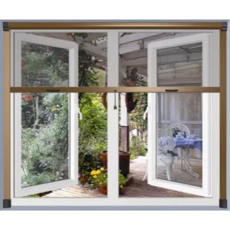 Moskitiera Okienna W Rolecie Na Okno Brązowa 1,3 X 1,6m Siatka Na Komary Przecena 10-1866033