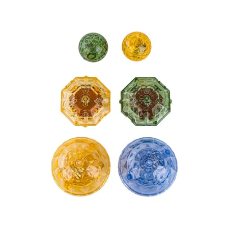 Konstrukcyjne Klocki Magnetyczne Świecące Elementy ZWIERZĘTA 124 El.-1876095