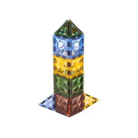 Konstrukcyjne Klocki Magnetyczne Świecące Elementy, Diabelski Młyn 87 El.-1876143