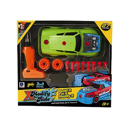 Sportowy Samochód Auto do rozkręcania i skręcania 2w1 TUNING + Wkrętarka-1876259