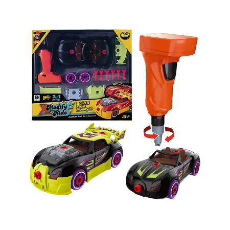 Sportowy Samochód do rozkręcania i skręcania 2w1 TUNING + Wkrętarka-1876266