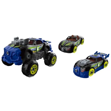 Sportowy, Terenowy Samochód do rozkręcania i skręcania 3w1 TUNING + Wkrętarka, Monster Truck-1876277