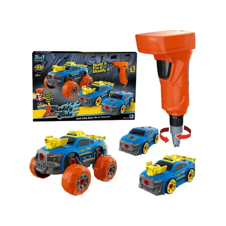 Sportowy, Terenowy Samochód do rozkręcania i skręcania 3w1 TUNING + Wkrętarka, Monster Truck-1876286