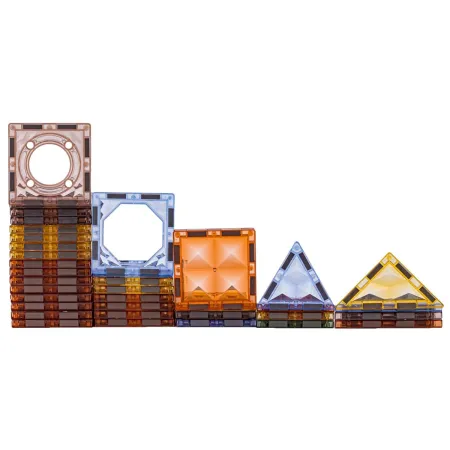 Klocki Magnetyczne Konstrukcyjne TOR KULKOWY Świecące Elementy 142 El. Kulodrom-1876568