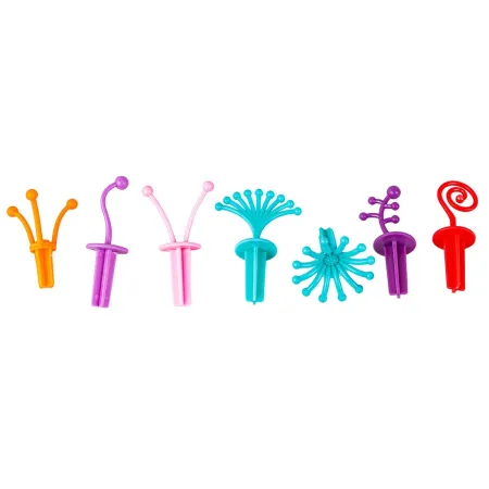 Klocki konstrukcyjne w kuferku, Ogród Kwiatki, Zestaw Do Zbudowania Kwiatowej Kompozycji 135 El.-1876598