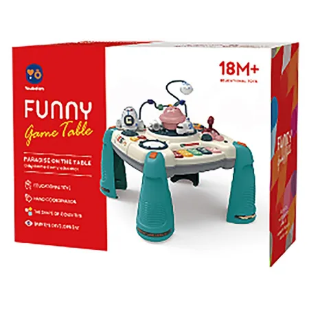 Edukacyjny Interaktywny Stolik Dla Dzieci 2W1 KOSMOS Projektor Czerwony-1876696