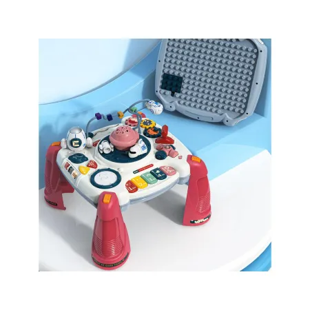 Edukacyjny Interaktywny Stolik Dla Dzieci 2W1 KOSMOS Projektor Czerwony-1876697