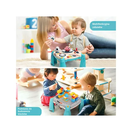 Edukacyjny Interaktywny Stolik Dla Dzieci 2W1 KOSMOS Projektor Czerwony-1876700