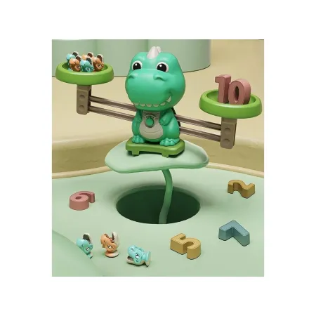 Gra Matematyczna Waga DINOZAUR + Wędkowanie Łowienie Dinozaurów Nauka Liczenia-1876707