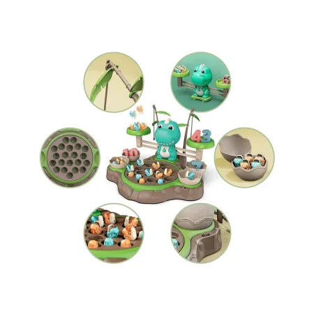 Gra Matematyczna Waga DINOZAUR + Wędkowanie Łowienie Dinozaurów Nauka Liczenia-1876711