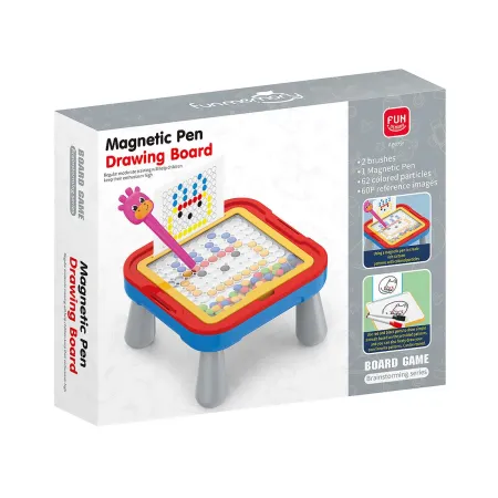 Edukacyjna Tablica Magnetyczna, Zmazywalna 2w1 + Długopis-1876720