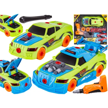 Sportowy Samochód Auto do rozkręcania i skręcania 2w1 TUNING + Wkrętarka