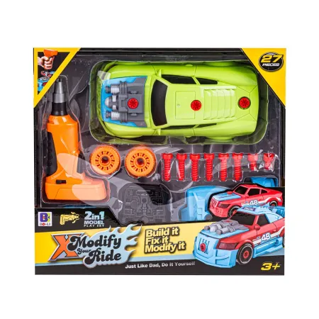 Sportowy Samochód Auto do rozkręcania i skręcania 2w1 TUNING + Wkrętarka-1876782