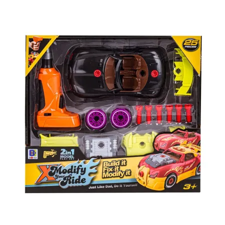 Sportowy Samochód do rozkręcania i skręcania 2w1 TUNING + Wkrętarka-1876810