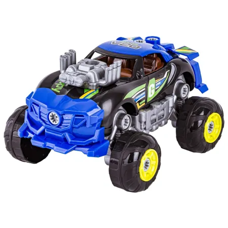 Sportowy, Terenowy Samochód do rozkręcania i skręcania 3w1 TUNING + Wkrętarka, Monster Truck-1876841