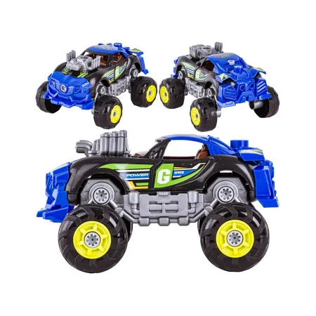 Sportowy, Terenowy Samochód do rozkręcania i skręcania 3w1 TUNING + Wkrętarka, Monster Truck-1876849