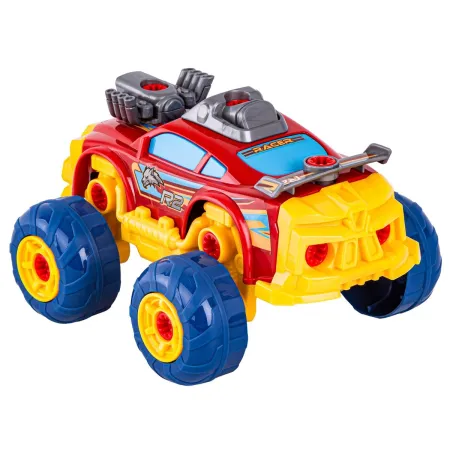 Sportowy, Terenowy Samochód do rozkręcania i skręcania 3w1 TUNING + Wkrętarka Monster Truck-1876893