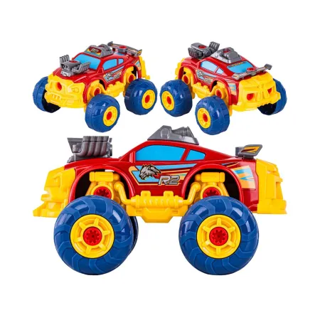 Sportowy, Terenowy Samochód do rozkręcania i skręcania 3w1 TUNING + Wkrętarka Monster Truck-1876896