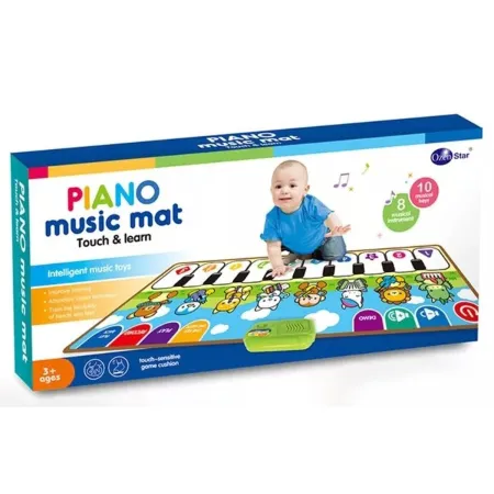 Edukacyjna, Muzyczna Mata Dla Dzieci, Pianino - Muzyka, Instrumenty 80x30cm-1876939