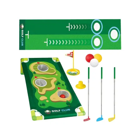 Mini golf, Zestaw dla dzieci do gry w mini golfa, Plansza + Kije + Akcesoria-1876947