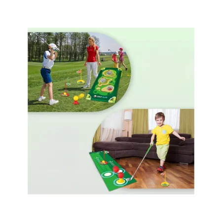 Mini golf, Zestaw dla dzieci do gry w mini golfa, Plansza + Kije + Akcesoria-1876949