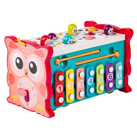 Edukacyjna, interaktywna zabawka dla dzieci 8w1, Cymbałki, Zegar-1877102