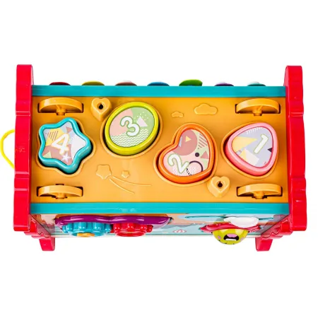 Edukacyjna, interaktywna zabawka dla dzieci 8w1, Cymbałki, Zegar-1877110