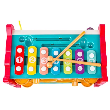 Edukacyjna, interaktywna zabawka dla dzieci 8w1, Cymbałki, Zegar-1877111