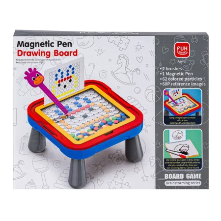 Edukacyjna Tablica Magnetyczna, Zmazywalna 2w1 + Długopis-1877152