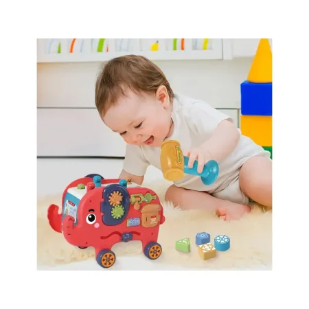 Edukacyjny, Interaktywny Zabawny Słonik, Funny Cartoon Elephant, Wesoły Słoń-1877168