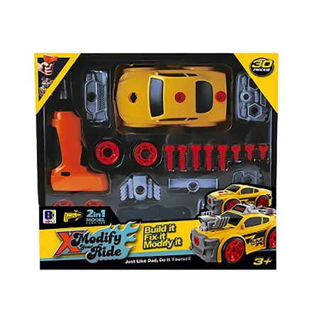 Sportowy Samochód do rozkręcania i skręcania 2w1 TUNING + Wkrętarka-1877191